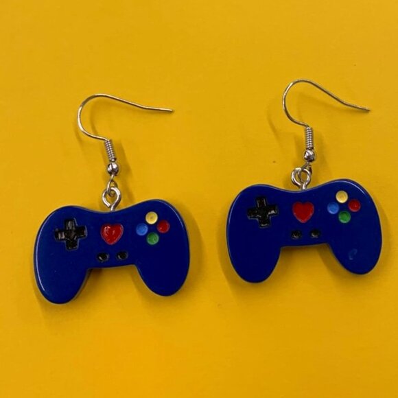 X Box Earrings, Gaming Earrings, Novelty Earrings, Gift Idea, Silly Earr… - Picture 4 of 4